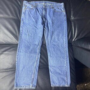 Levi Strauss Co. Men's‎ Straight Leg Jeans Blue Denim Light Wash 5-Pocket 42x30